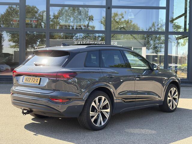 Audi Q6 e-tron Launch edition 83 kWh BOMVOL! | ELEK. TREKHAAK | STOEL VERWARMING VOOR EN ACHTER | KEYLESS | 360 CAMERA | STUURVERWARMING | FABRIEKS GARANTIE TM 01-08-2027 |