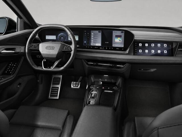 Audi Q6 e-tron S edition 83 kWh 252 PK · Glazen panoramadak · Trekhaak elek. wegklapbaar · S line zwart leder-kunstlederen bekleding
