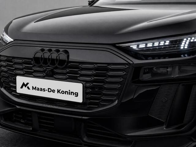 Audi Q6 e-tron S edition 83 kWh 252 PK · Glazen panoramadak · Trekhaak elek. wegklapbaar · S line zwart leder-kunstlederen bekleding