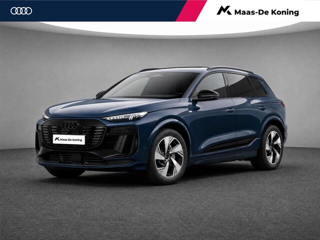 Audi Q6 e-tron S edition 83 kWh 252 PK · Adaptieve luchtvering · Glazen panoramadak · Trekhaak elek. wegklapbaar