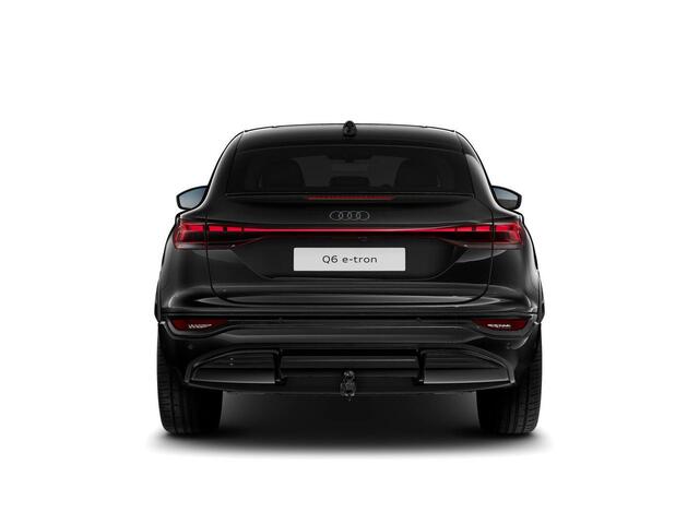 Audi Q6 Sportback e-tron S edition (B1) e-tron perf 100Kwh 225 kW / 306 PK | Glazen panoramadak | Luchtvering | Trekhaak | Zwart Leder | Stoelverwarming |