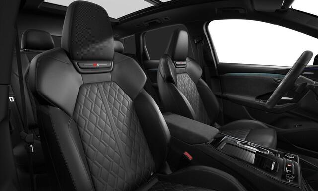 Audi Q6 e-tron S edition performance 100 kWh 306PK Aut. SOH 99,99%, Panoramadak, Trekhaak, Sportstoelen Plus met Leder, Luchtvering, Head-Up Display, 360gr. Camera, B&O Audio, 21" LM Velgen