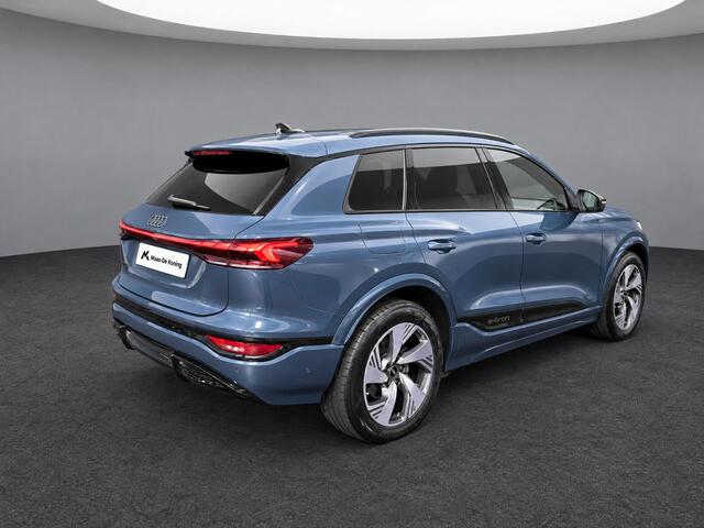 Audi Q6 e-tron S edition 83 kWh 252 PK · Adaptieve luchtvering · Glazen panoramadak · Trekhaak elek. wegklapbaar