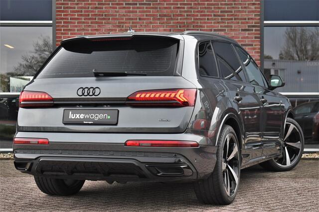 Audi Q7 55 TFSI e quattro S-Line int+ext Pano 22inch Optic-Black Luchtvering