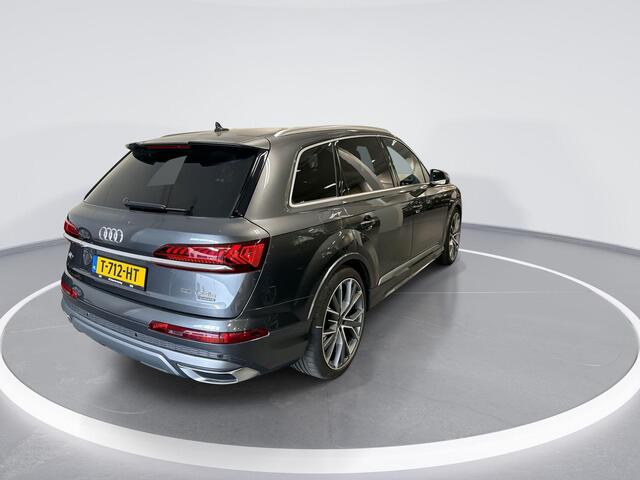 Audi Q7 55 TFSIe 381pk Tiptronic Quattro Pro Line S · Camera · Luchtvering · Side Assist · Elek. Achterklep · Elek. Voorstoelen · Apple/Android Car Play · 22'' Inch · Garantie t/m 26-08-2027 of 100.000km