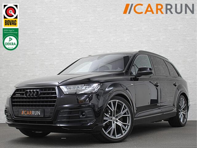 Audi Q7 3.0 TFSI S-Line | Luchtvering | ACC | B&O High-End | Matrix-LED | Keyless-Entry | Achterasbesturing | Head-Up | Memory | Stoelverwarming V+A | 4-Zone Clima | Virtual-Cockpit | 22'' | Dodehoek | Lane Assist | Draadloos Laden |