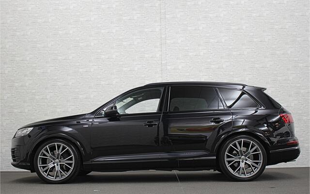 Audi Q7 3.0 TFSI S-Line | Luchtvering | ACC | B&O High-End | Matrix-LED | Keyless-Entry | Achterasbesturing | Head-Up | Memory | Stoelverwarming V+A | 4-Zone Clima | Virtual-Cockpit | 22'' | Dodehoek | Lane Assist | Draadloos Laden |