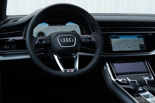Audi Q7 60 TFSI e Facelift S-line 490PK S stoelen Panodak Luchtv. Laser Achteras Bestr. Head Up Trekhaak B&O Memory