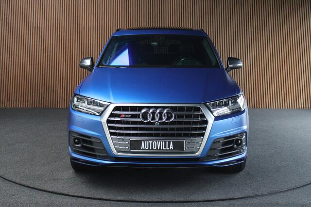 Audi Q7 4.0 TDI SQ7 quattro 7p Panodak HUD Leer 360 B&O ACC Navi PDC Standkachel Softclose Climate (4 zone) Alcantara hemel Lederen dashboard Luchtvering Climate Stoelverwarming v + a PDC B&O Rising Tweeter LM velgen