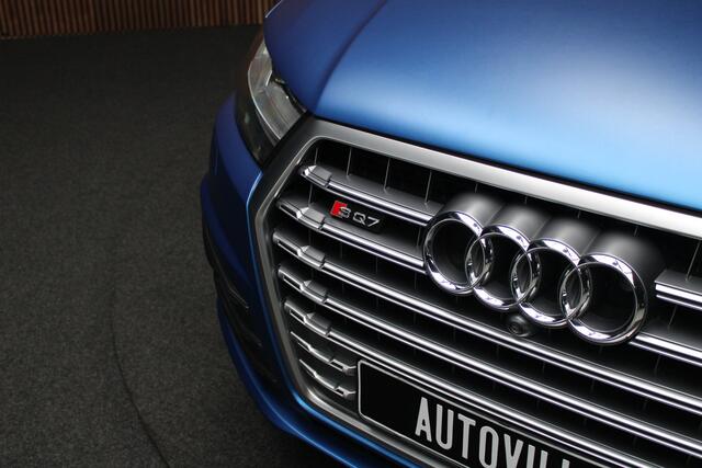 Audi Q7 4.0 TDI SQ7 quattro 7p Panodak HUD Leer 360 B&O ACC Navi PDC Standkachel Softclose Climate (4 zone) Alcantara hemel Lederen dashboard Luchtvering Climate Stoelverwarming v + a PDC B&O Rising Tweeter LM velgen