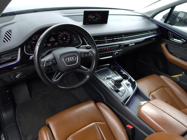 Audi Q7 3.0 TDI e-tron Quattro S Line Aut- 360 Camera, Sfeerverlichting, Luchtvering, Xenon Led, Design Sport Leder