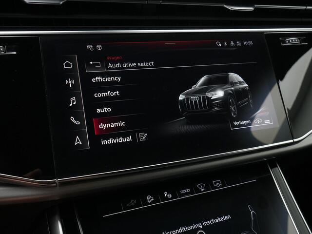 Audi Q7 55 TFSI e 381 pk Tiptronic quattro Pro Line Plus / S edition | Trekhaak | Head-up display | Stoelverwarming voor/achter | Achteruitrijcamera | Adaptive Cruise | 20 inch
