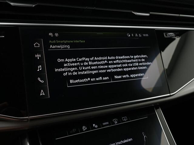 Audi Q7 55 TFSI e 381 pk Tiptronic quattro Pro Line Plus / S edition | Trekhaak | Head-up display | Stoelverwarming voor/achter | Achteruitrijcamera | Adaptive Cruise | 20 inch