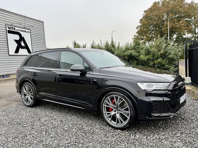 Audi Q7 55 TFSIe S-Line 2021 Luchtvering|Camera|Trekhaak|SQ7 Zwart