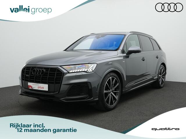 Audi Q7 55 TFSI e 381 pk tiptronic quattro S-Line | Trekhaak | Nachtzicht | Laser LED | Geheugenstoelen | 360 camera | Head-up display | Bang & Olufsen | Lederpakket