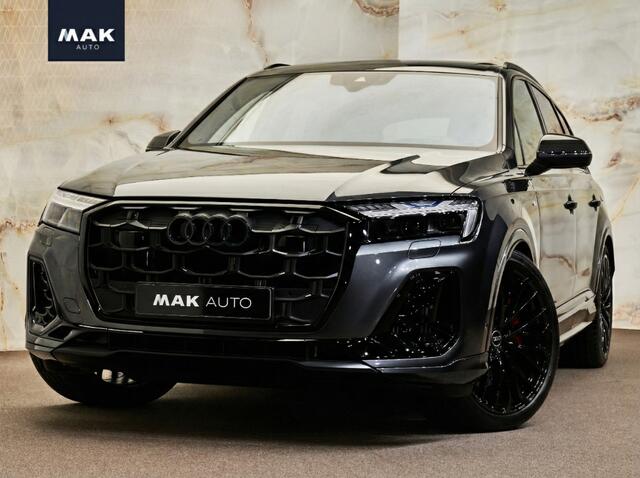 Audi Q7 60 TFSI e Quattro Pro Line S Competition, pano, B&O adv., carbon extr., nachtzicht, 4W-best, massage, OLED, S sportstoelen, HUD, Laserlicht, 22", NP170k
