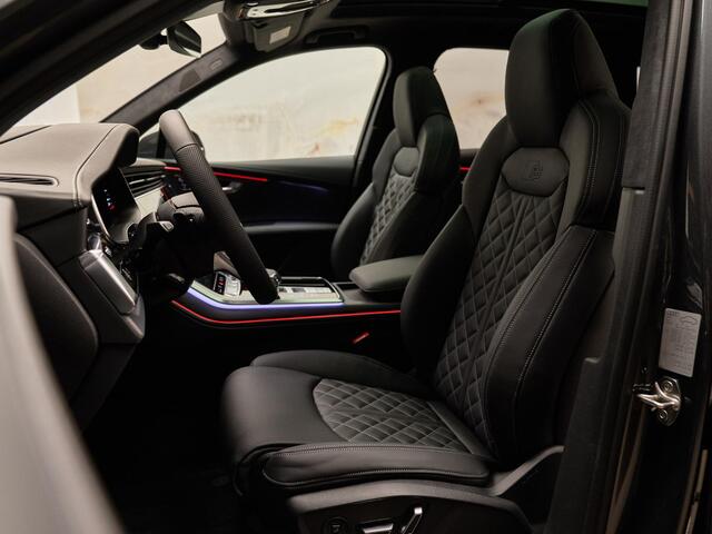 Audi Q7 60 TFSI e Quattro Pro Line S Competition, pano, B&O adv., carbon extr., nachtzicht, 4W-best, massage, OLED, S sportstoelen, HUD, Laserlicht, 22", NP170k
