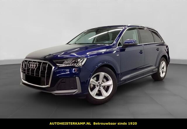 Audi Q7 50 TDI quattro S Line 286 PK Grijs Kenteken ACC Massage Stoelkoeling Luchtvering Head-Up Trekhaak