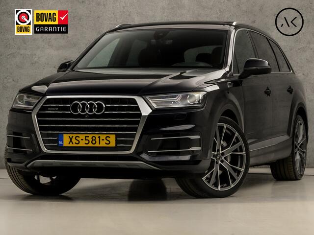 Audi Q7 3.0 TFSI quattro Sport 7 Persoons 334Pk Automaat (PANORAMADAK, VIRTUAL COCKPIT, LUCHTVERING, GROOT NAVI, MEMORY SEATS, HEAD-UP DISPLAY, 360 CAMERA, BOSE AUDIO, ZWART HEMEL, NIEUWSTAAT)