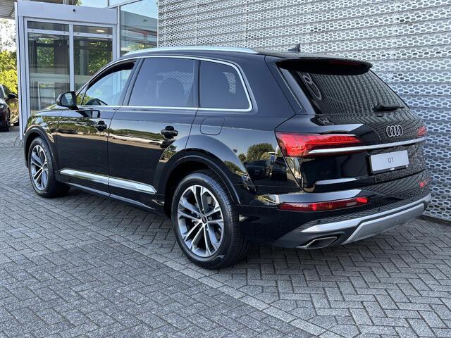 Audi Q7 Pro Line Advanced 55 TFSI e 394 PK | Bang & Olufsen 3D-sound | Stoelverkoeling | Trekhaak | Stuurwielverwarming | Panoramadak | Sfeerverlichting | Led-Verlichting | Luchtvering | Memory Seats | Leder |