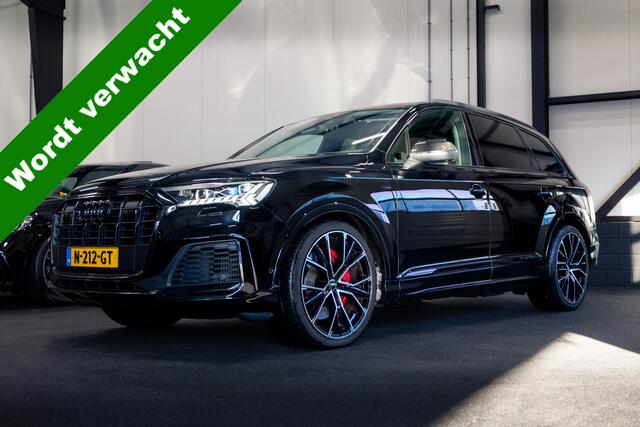 Audi Q7 60 TFSI e 463 pk V6 Quattro Competition S-Line Laser-Light/ RS-Stoelen/ Keyless/ Head-Up/ B&O/ Adap.Cruise/ Pano-Dak/ Lucht-Vering/ 360-Camera/ Carbon/ Trekhaak/ 22'' LMV