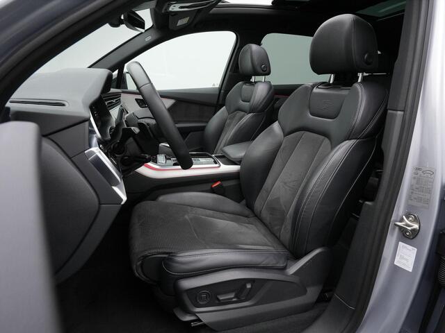 Audi Q7 55 TFSI e 381 pk tiptronic quattro Pro Line S / S-Line | Panoramadak | 360 Camera | Geheugenstoel | Leder/alcantara