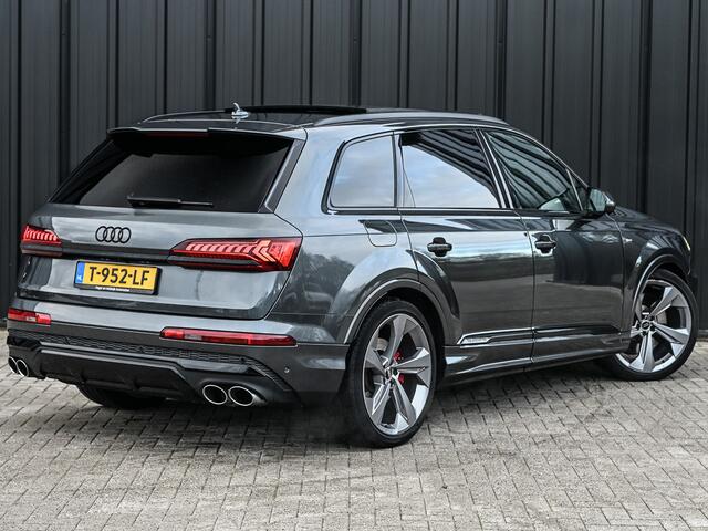 Audi Q7 60 TFSI e quattro Competition · Panoramadak · Luchtvering · B&O Sound · RS Seats · 360 Camera · Trekhaak · Soft Close · Ambiance Interieur · Adaptive Cruise