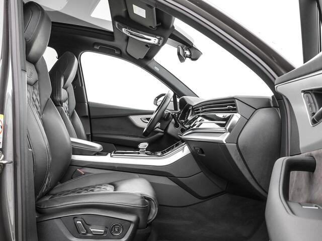 Audi Q7 55 TFSIe 380pk Tiptronic Quattro S Line · Panoramdak · Trekhaak · Leder · 360 Camera · Luchtvering · Elek. Achterklep · Massage · Stoelkoeling · 22'' Inch ·