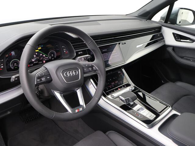 Audi Q7 Pro Line S 55 TFSI e 394 pk | Bang & Olufsen 3D-sound | Ambient light | Panoramadak | Trekhaak | Optiekpakket zwart plus