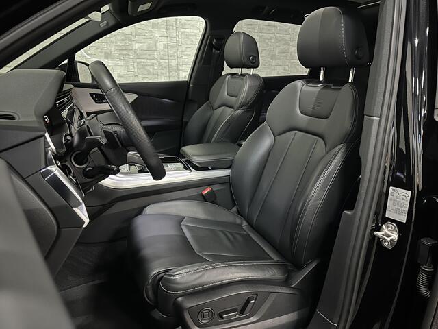 Audi Q7 55 TFSI e S-Line | Panorama | Leder | Luchtvering | LED-Matrix | Keyless-Go | 22 inch | Memory | Stoelverwarming V+A | Camera | Virtual-Cockpit | 3-Zone Clima | Draadloos Laden | Standkachel | Getint Glas |