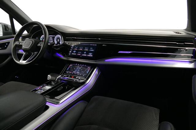 Audi Q7 55 TFSI e quattro Pro Line / S Line / Panoramadak / Matrix Laser koplampen / Elektr. verstelbare voorstoelen / Luchtvering / HUD / Stoelverwarming voor + achter / Apple Carplay - Android Auto / Bang&Olufsen Sound / 22'' LMV / Elektr. wegklapbare trekhaak 