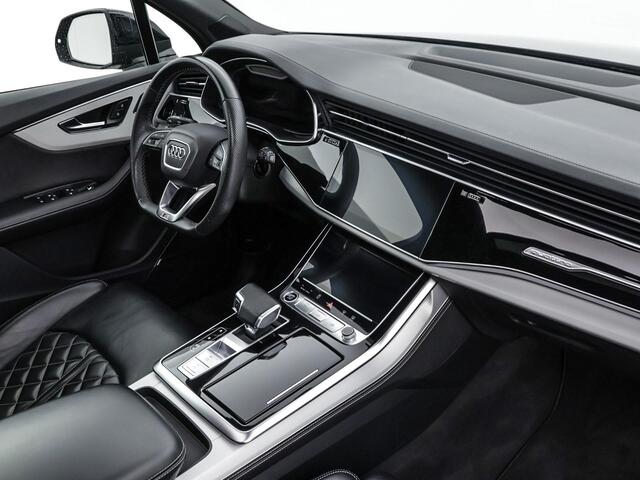 Audi Q7 55 TFSIe 381pk Tiptronic Quattro Pro Line S · SOH 97,2% · Panoramadak · 360 Camera · Luchtvering · Elek. Trekhaak · B&O Sound · Leder Valcona · Elek. Stoelen + Geheugen Bestuurder · 21'' Inch ·