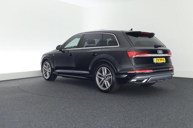 Audi Q7 55 TFSIe 381pk quattro Pro Line S Leder Memory Sluithulp B&O Panoramadak Camera Stoel + Stuurverwarming Luchtvering Navigatie 2x S-Line