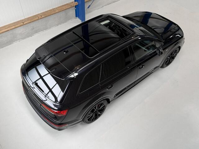 Audi Q7 60 TFSI e Quattro Competition - LUCHTVERING - PANORAMADAK - TREKHAAK - SFEERVERLICHTING - BOSE - ZWART OPTIEK - 360 CAMERA - STOELVERWARMING - ADAPT. CRUISE