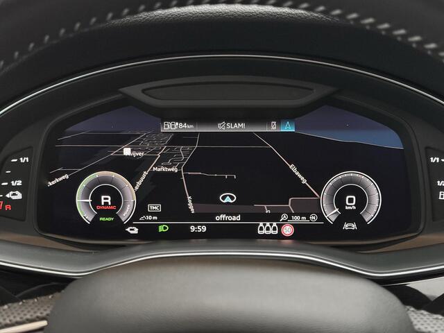 Audi Q7 60 TFSI e Quattro Competition - LUCHTVERING - PANORAMADAK - TREKHAAK - SFEERVERLICHTING - BOSE - ZWART OPTIEK - 360 CAMERA - STOELVERWARMING - ADAPT. CRUISE