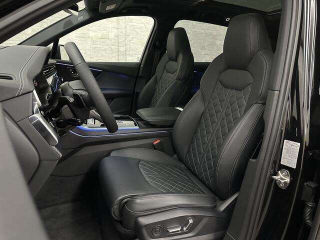 Audi Q7 60e 489pk S Competition RS-Seats | Carbon in/exterieur | B&O | Panorama | 360 Camera | Soft-Close | Head-Up | ACC | Matrix-LED | Keyless-Entry | Lane & Side assist | Stuurwielverwarming | Alarm | 22" Audi Sport | Leder op Dashboard | Rijklaarprijs en fab