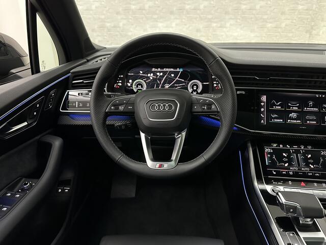 Audi Q7 60e 489pk S Competition RS-Seats | Carbon in/exterieur | B&O | Panorama | 360 Camera | Soft-Close | Head-Up | ACC | Matrix-LED | Keyless-Entry | Lane & Side assist | Stuurwielverwarming | Alarm | 22" Audi Sport | Leder op Dashboard | Rijklaarprijs en fab