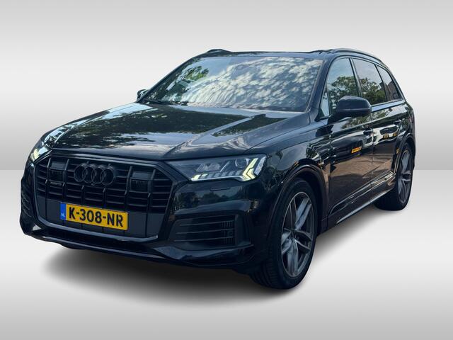 Audi Q7 55 TFSI e quattro Pro Line Plus / Trekhaak / Panoramadak / 360Camera / Luchtvering / Bose / Matrix LED / Softclose / Intr.voorverwarming / 20'' / Stoelventilatie+Massage+verwarming / Stuurverwarming / Keyless / Dodehoek / D