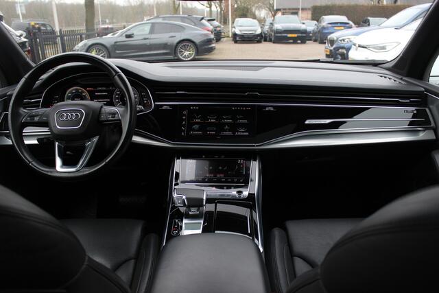 Audi Q7 55 TFSI e quattro Pro Line Plus / Trekhaak / Panoramadak / 360Camera / Luchtvering / Bose / Matrix LED / Softclose / Intr.voorverwarming / 20'' / Stoelventilatie+Massage+verwarming / Stuurverwarming / Keyless / Dodehoek / D