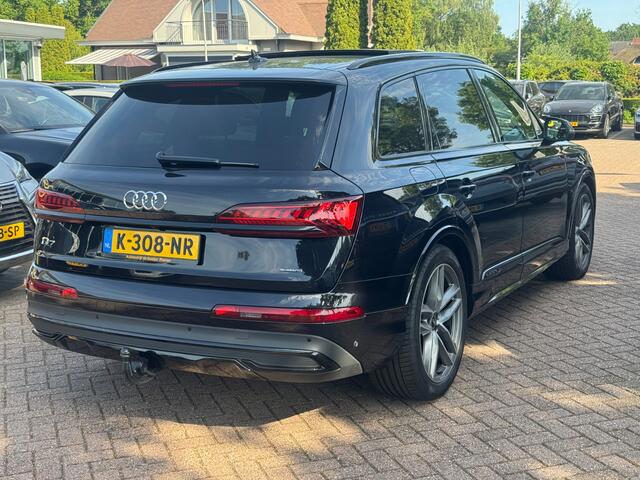 Audi Q7 55 TFSI e quattro Pro Line Plus / Trekhaak / Panoramadak / 360Camera / Luchtvering / Bose / Matrix LED / Softclose / Intr.voorverwarming / 20'' / Stoelventilatie+Massage+verwarming / Stuurverwarming / Keyless / Dodehoek / D