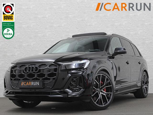 Audi Q7 60e 489pk S Competition RS-Seats | Carbon in/exterieur | B&O | Panorama | 360 Camera | Soft-Close | Head-Up | 88350,= ex btw | ACC | Matrix-LED | Keyless-Entry | Lane & Side assist | Stuurwielverwarming | Alarm | 22" Audi Sport | Leder op Dashboard | Ri