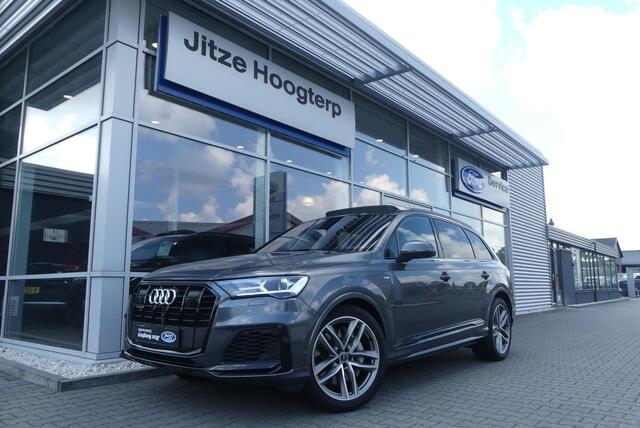Audi Q7 55 TFSI e quattro Pro Line S ELEKT. TREKHAAK (3.500KG), LUCHTVERING, PANO, WINTER PACK, ADAPT. CRUISE, CLIMA, NAVI, CAMERA, PDC V&A, APPLE CARPLAY/ANDROID AUTO, BLIS, KEYLESS, B&O, ELEKT. ACHTERKLEP, ELEKT. STOELEN, 64.341KM