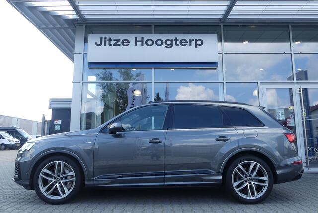 Audi Q7 55 TFSI e quattro Pro Line S ELEKT. TREKHAAK (3.500KG), LUCHTVERING, PANO, WINTER PACK, ADAPT. CRUISE, CLIMA, NAVI, CAMERA, PDC V&A, APPLE CARPLAY/ANDROID AUTO, BLIS, KEYLESS, B&O, ELEKT. ACHTERKLEP, ELEKT. STOELEN, 64.341KM
