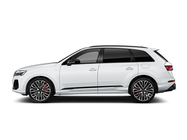 Audi Q7 60 TFSI e quattro Pro Line S Competition 490pk | Komt half augustus binnen | Panoramadak | Wegklapbare trekhaak | Stoelventilatie/massage voorin | HD-matrix-led, laserlicht | Digitale oled-achterlichten | Bang & Olufsen Premium 3D | Leder Valcona S-logo