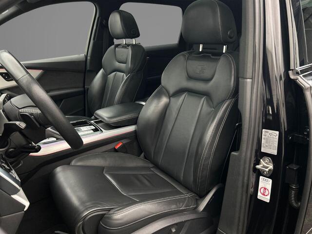 Audi Q7 55 TFSI e 381PK quattro Pro Line S | Trekhaak | Panorama-dak | Leder | 21-Inch | Stoelverwarming voor + achter | Privacy-Glas | HD-Matrix | Comfort-Sleutel |