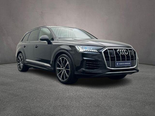 Audi Q7 55 TFSI e 381PK quattro Pro Line S | Trekhaak | Panorama-dak | Leder | 21-Inch | Stoelverwarming voor + achter | Privacy-Glas | HD-Matrix | Comfort-Sleutel |