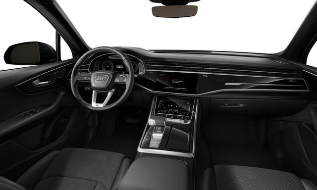 Audi Q7 55 TFSI e 394PK quattro Pro Line S | Top-View | Nachtzicht | Head-Up | HD-Matrix | Trekhaak | Alcantara | Adaptive-Cruise | Zwart-Optiek|