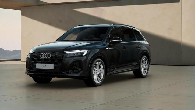 Audi Q7 55 TFSI e 394PK quattro Pro Line S | Panoramadak | Head-Up | Trekhaak | Ambient-Light | Zwart-Optiek | Top-View | Comfort-Sleutel | Memory-Bestuurderstoel | Stoelverwarming voor+achter | Leder |
