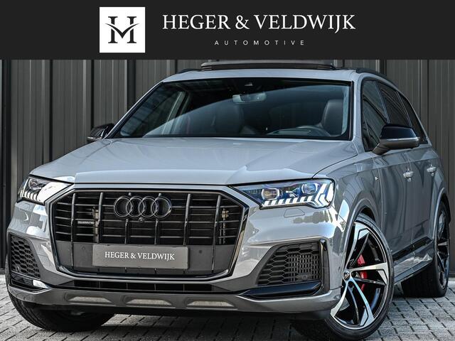 Audi Q7 60 TFSI e quattro Pro Line S Competition | Panoramadak | Carbon Interieur | Alcantara Hemel | 360 Camera | HUD | Bose | Massage + Ventilatie | Luchtvering | Soft Close | Memory Seats | Ambiance Interieur |