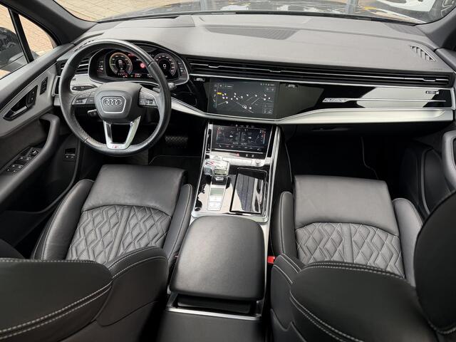 Audi Q7 60 TFSI e quattro Pro Line S Competition LUCHTVERING | LEDER | AWD | 360 GRADEN CAMERA | MATRIX KOPLAPEN | ELEKTRISCH VERSTELBARE STOELEN | STOELVERWARMING | STUURVERWARMING | HEAD-UP DISPLAY| PANORAMADAK | NAVIGATIE | LED | DODEHOEK DETECTIE | APPLE CARPLAY / ANDROID AUTO | ADAPTIEVE CRUISECONTROL |